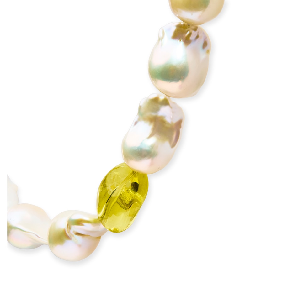 Image 908963_ALTMORE2.jpg, Product 908-963 / Price $13,568.00, 14K Yellow Citrine, Amethyst, and Baroque Pearl Strand Necklace - 18" Inches from Haus of Brilliance on TSC.ca's Jewellery department