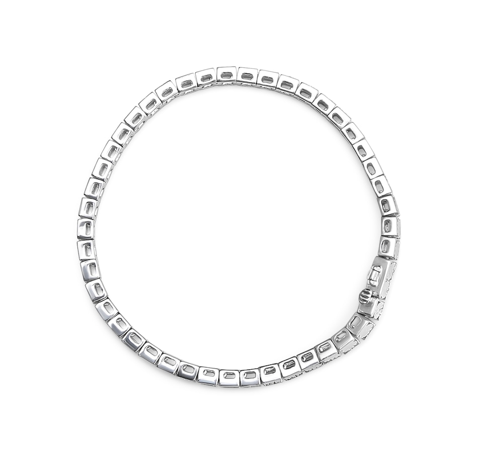 Image 909061_ALTMORE2.jpg, Product 909-061 / Price $1,580.00, .925 Sterling Silver 1/4 Cttw Miracle Set Diamond and Bead Link 7.25" Tennis Bracelet (I-J Color, I2-I3 Clarity) from Haus of Brilliance on TSC.ca's Jewellery department
