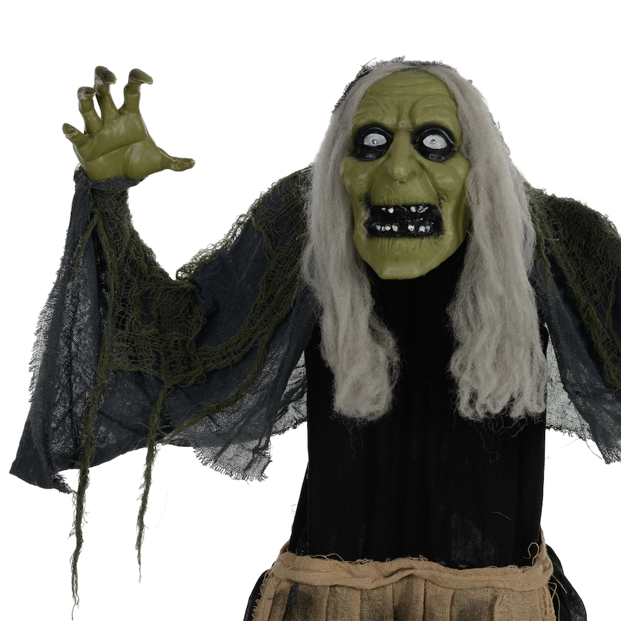 Image 912324_ALTMORE7.jpg, Product 912-324 / Price $79.99, Outsunny 47" Witch Halloween Decoration with Sound Activated Light Up Eyes from Outsunny on TSC.ca's Home & Garden department