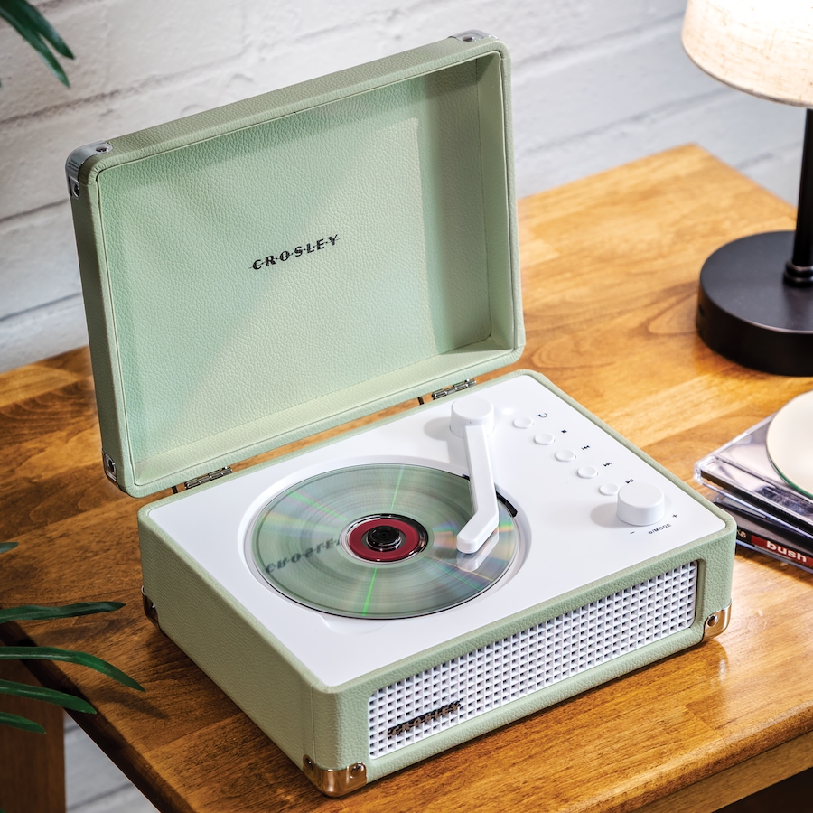Image 912837_ALTMORE6.jpg, Product 912-837 / Price $149.99, Crosley CR3505A Cruiser Retro Portable CD Player with Stereo Bluetooth Speakers and FM Radio from Crosley on TSC.ca's Electronics department