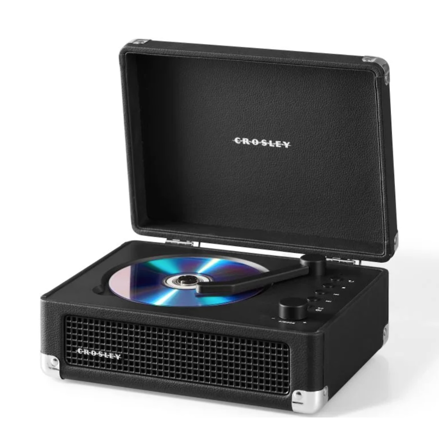 Image 912837_ST02.png, Product 912-837 / Price $149.99, Crosley CR3505A Cruiser Retro Portable CD Player with Stereo Bluetooth Speakers and FM Radio from Crosley on TSC.ca's Electronics department