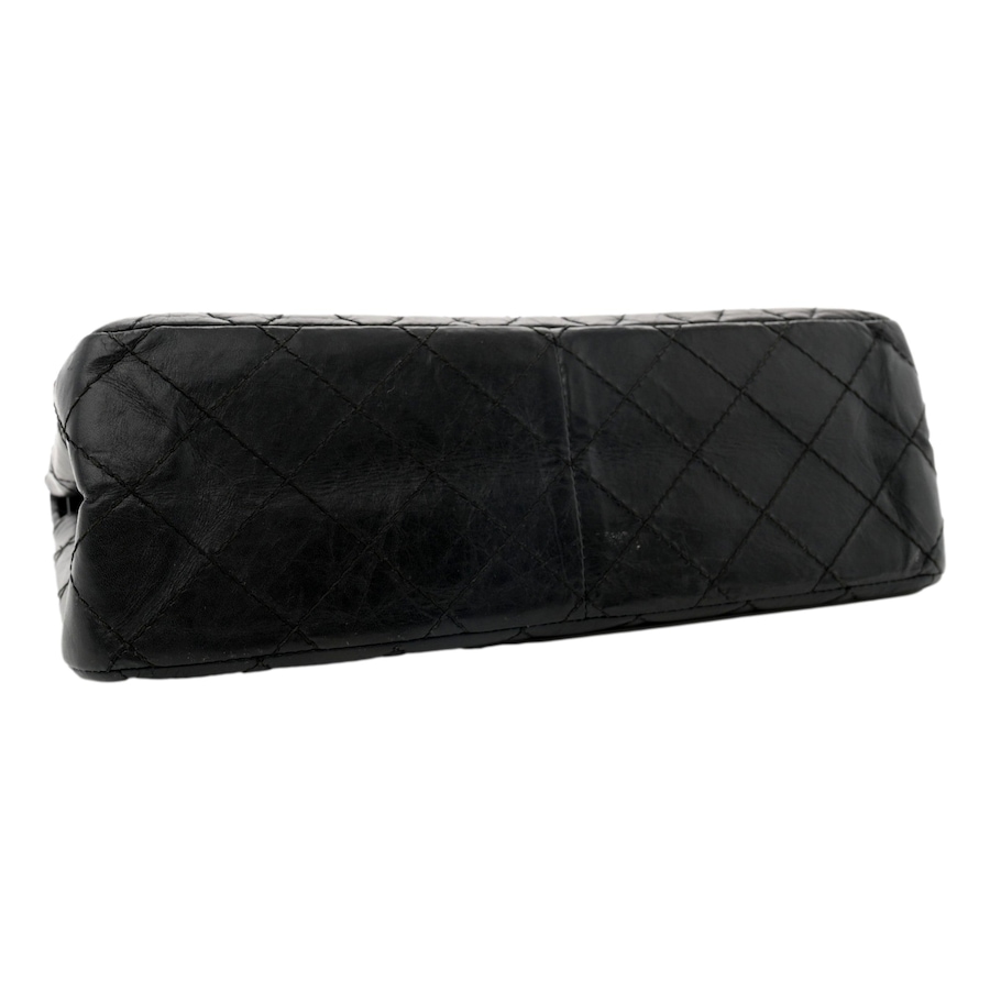 Image 913051_ALTMORE14.jpg, Product 913-051 / Price $7,791.00, Chanel 2.55 Reissue 225 Black Aged Calfskin Double Flap Bag Silver Chain (Pre-owned) from Chanel on TSC.ca's Fashion department