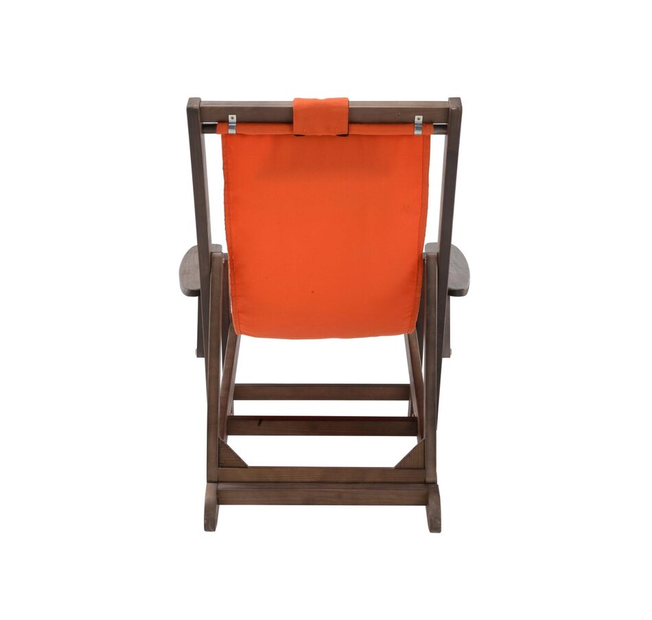 Image 913443_ALTMORE2.jpg, Product 913-443 / Price $269.00, Romantic Collection Canvas Sling Chair with Cup and Wine Holder and end table from Jiallo on TSC.ca's Home & Garden department
