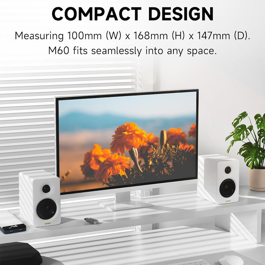 Image 913605_ALTMORE1.jpg, Product 913-605 / Price $249.99, Edifier Bookshelf Speakers, 66W RMS Desktop Speakers, Hi-Res Computer Speakers from Edifier on TSC.ca's Electronics department