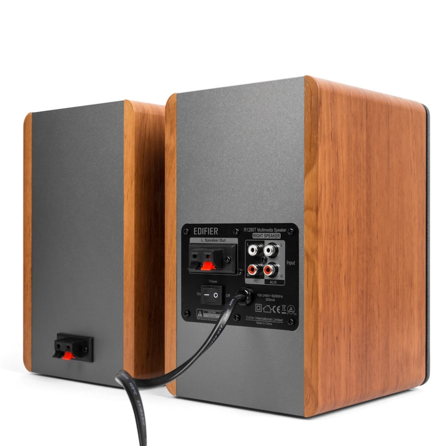 Image 913614_ALTMORE1.jpg, Product 913-614 / Price $169.99, Edifier R1280T Powered Bookshelf Speakers - 2.0 Active Near Field Monitors from Edifier on TSC.ca's Electronics department