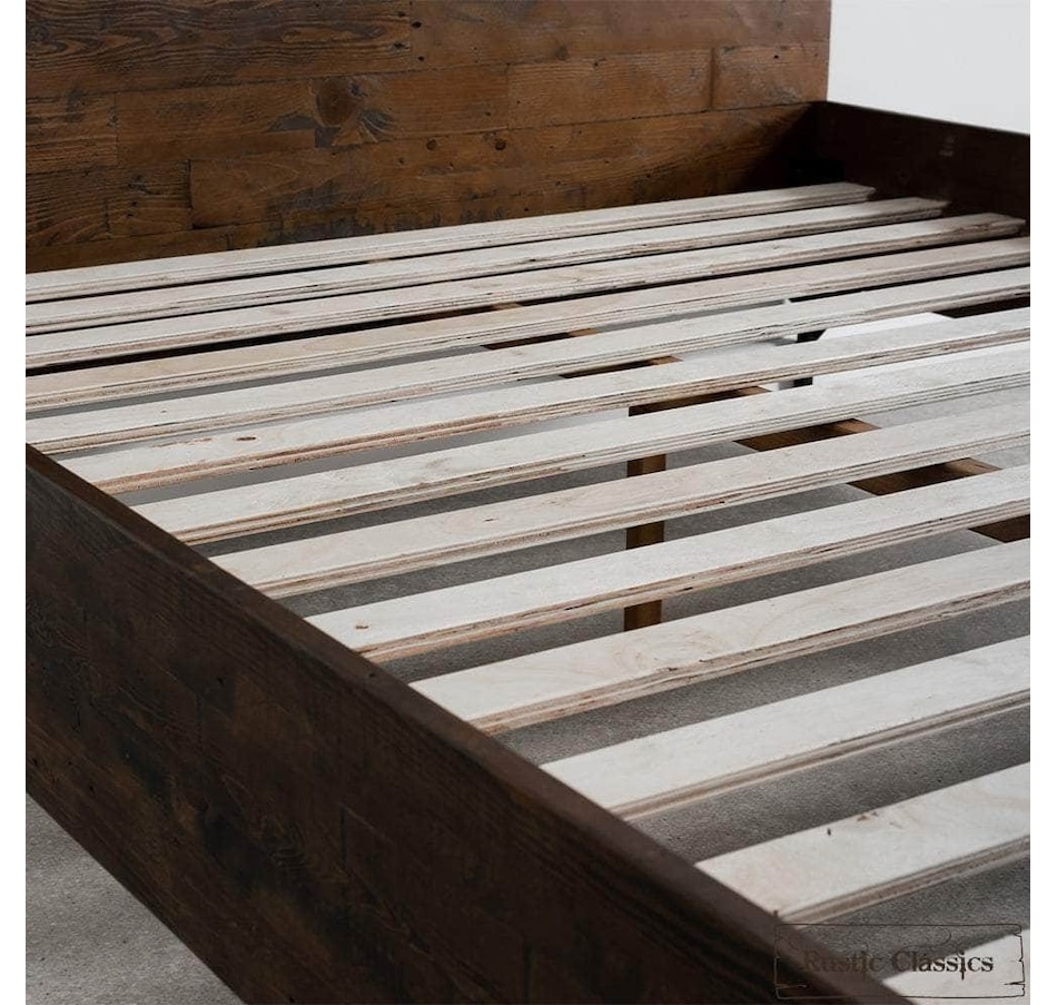 Image 913816_ALTMORE7.jpg, Product 913-816 / Price $1,199.99 - $1,459.99, Rustic Classics Blackcomb Reclaimed Wood and Metal Platform Bed in Coffee Bean from Rustic Classics on TSC.ca's Home & Garden department