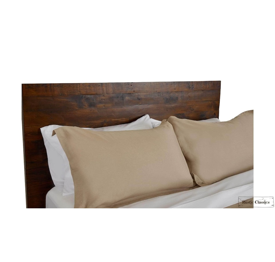 Image 913816_ALTMORE8.jpg, Product 913-816 / Price $1,199.99 - $1,459.99, Rustic Classics Blackcomb Reclaimed Wood and Metal Platform Bed in Coffee Bean from Rustic Classics on TSC.ca's Home & Garden department