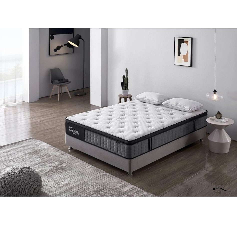 Image 913997.jpg, Product 913-997 / Price $859.99 - $1,099.99, Rest Therapy 12 Inch Bliss Bamboo Hybrid Pocket Coil Mattress with Cool Gel Memory Foam from Rest Therapy on TSC.ca's Home & Garden department