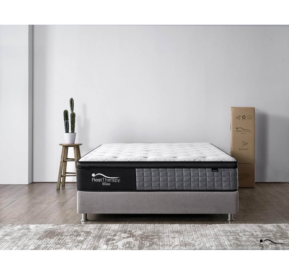 Image 913997_ALTMORE1.jpg, Product 913-997 / Price $859.99 - $1,099.99, Rest Therapy 12 Inch Bliss Bamboo Hybrid Pocket Coil Mattress with Cool Gel Memory Foam from Rest Therapy on TSC.ca's Home & Garden department