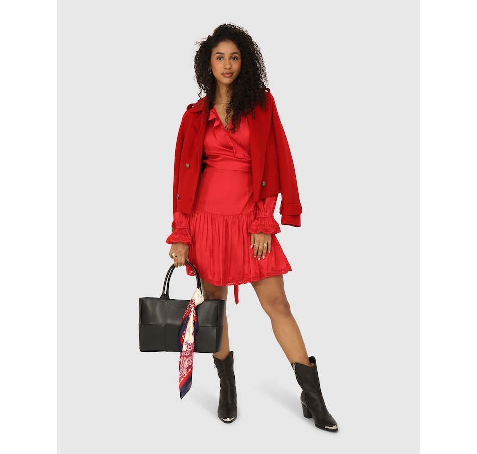 Image 914094_ALTMORE7.jpg, Product 914-094 / Price $99.98 - $199.95, belle & bloom Wild Flower Embroidered Wrap Dress from belle & bloom on TSC.ca's Fashion department