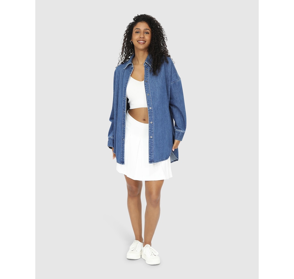 Image 914110_ALTMORE10.jpg, Product 914-110 / Price $59.98 - $104.96, Belle & Bloom Into Him Oversized Denim Shirt from belle & bloom on TSC.ca's Fashion department