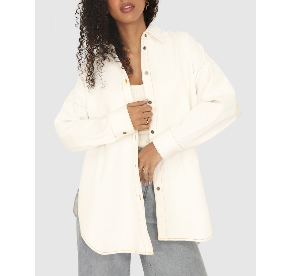 Image 914110_ALTMORE4.jpg, Product 914-110 / Price $59.98 - $104.96, Belle & Bloom Into Him Oversized Denim Shirt from belle & bloom on TSC.ca's Fashion department