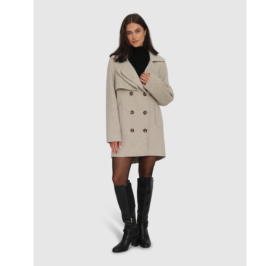 Image 914112_ALTMORE14.jpg, Product 914-112 / Price $139.98, Belle & Bloom Wanna Be Loved Wool Blend Peacoat from belle & bloom on TSC.ca's Fashion department