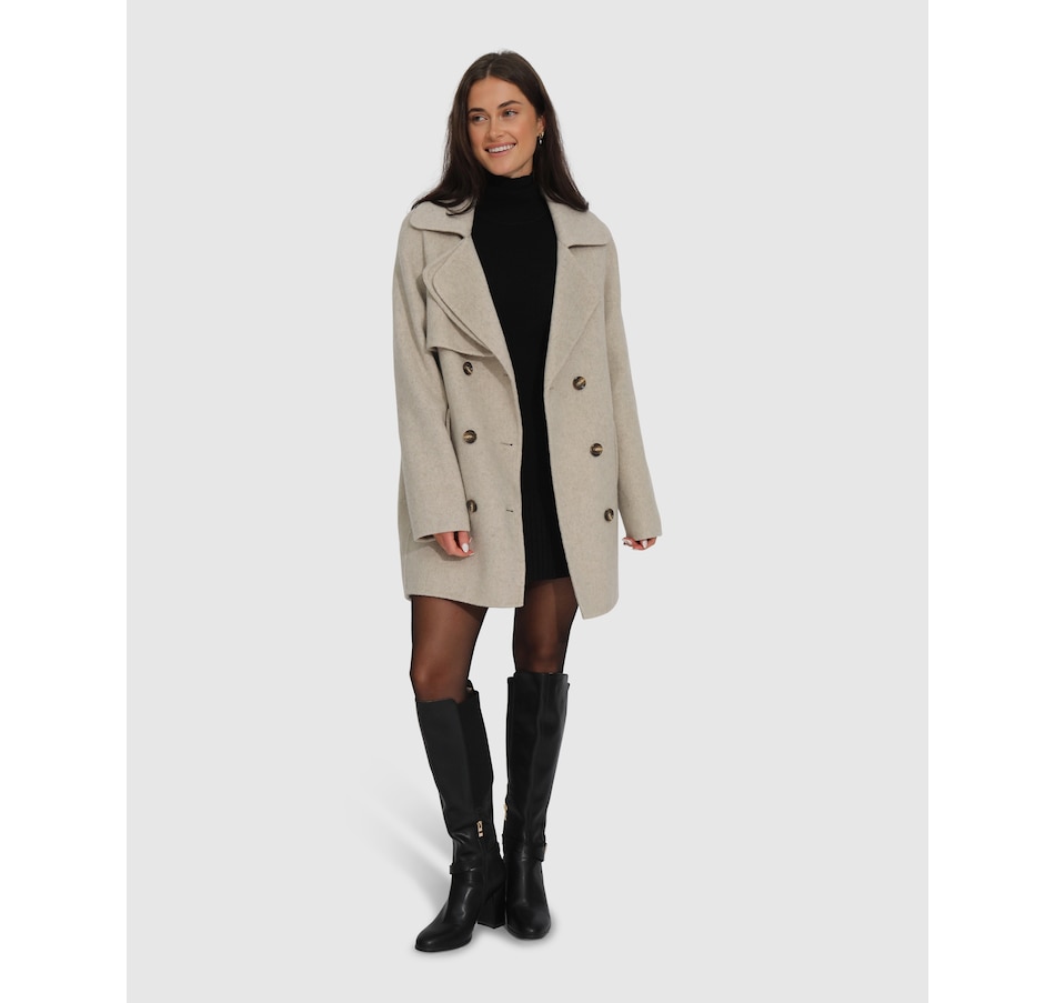 Image 914112_ALTMORE16.jpg, Product 914-112 / Price $139.98, Belle & Bloom Wanna Be Loved Wool Blend Peacoat from belle & bloom on TSC.ca's Fashion department