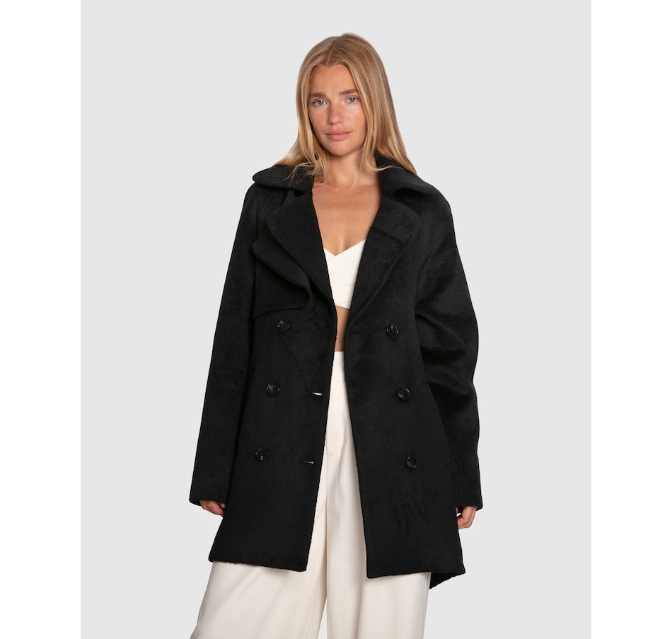 Image 914112_ST01.jpg, Product 914-112 / Price $139.98, Belle & Bloom Wanna Be Loved Wool Blend Peacoat from belle & bloom on TSC.ca's Fashion department