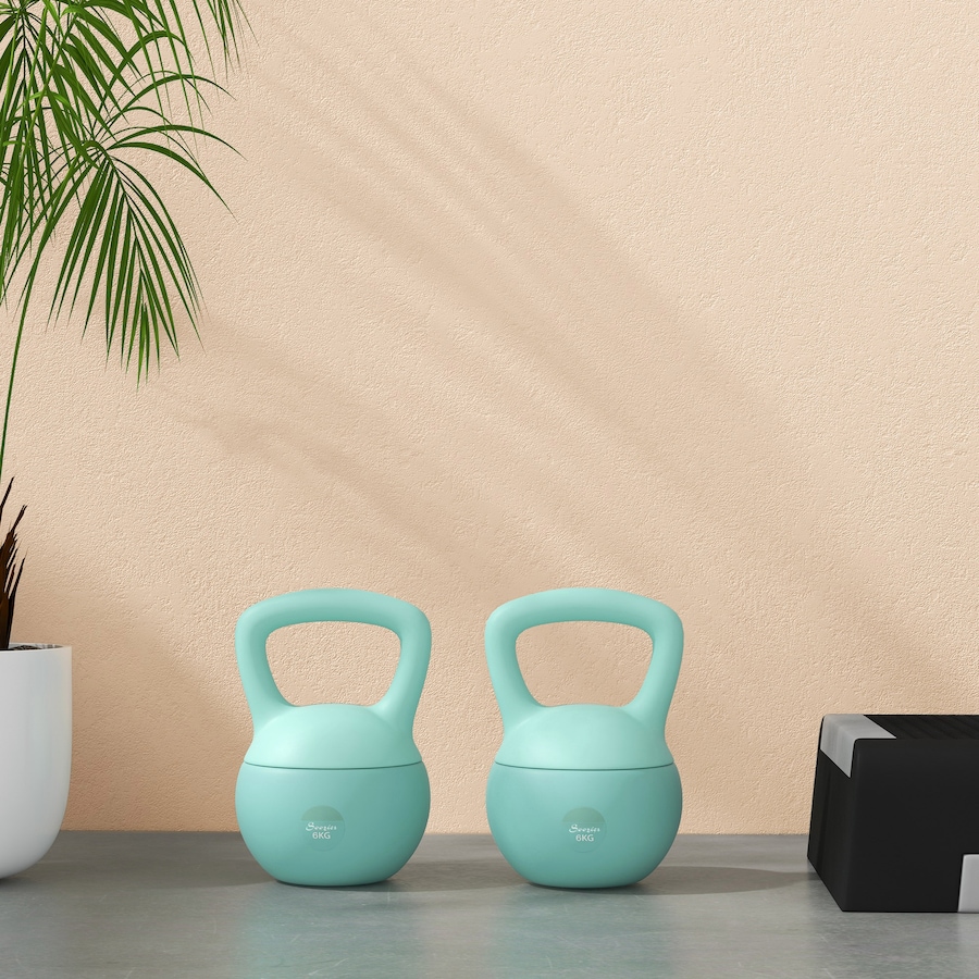 Image 916886_ALTMORE6.jpg, Product 916-886 / Price $38.99, Soozier 13 lb Kettlebell, Weight Strength Training Kettlebell, Green from Soozier on TSC.ca's Health & Fitness department