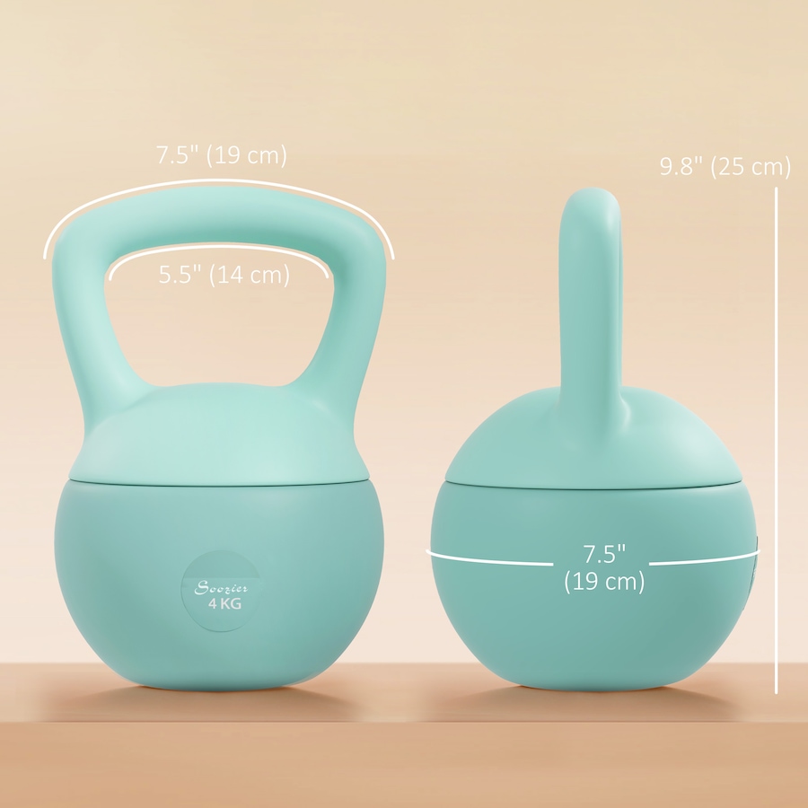 Image 916887_ALTMORE2.jpg, Product 916-887 / Price $28.99, Soozier 9 lb Kettlebell, Weight Strength Training Kettlebell, Green from Soozier on TSC.ca's Health & Fitness department