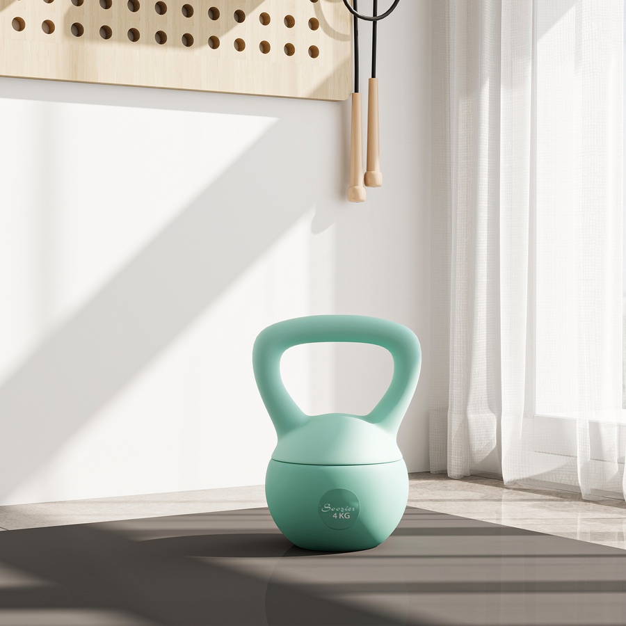 Image 916887_ALTMORE6.jpg, Product 916-887 / Price $28.99, Soozier 9 lb Kettlebell, Weight Strength Training Kettlebell, Green from Soozier on TSC.ca's Health & Fitness department
