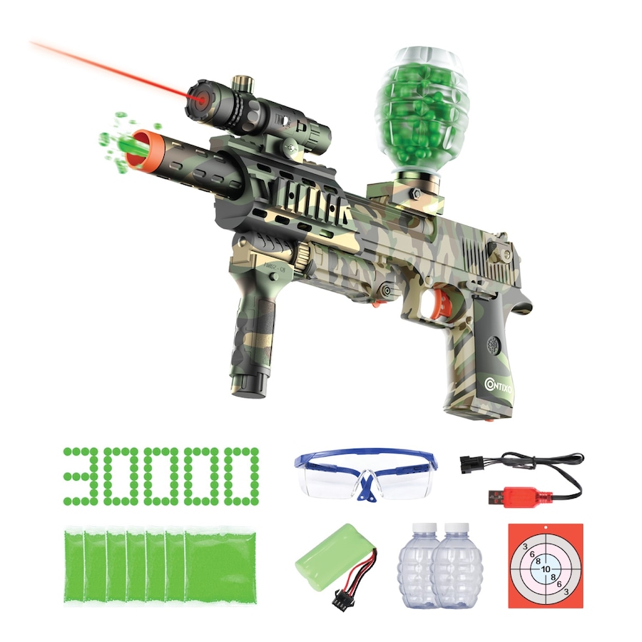Image 916890_ALTMORE5.jpg, Product 916-890 / Price $55.99, Contixo GB1 Automatic Gel Ball Blaster – Electric Gel Bead Blaster with 30,000 Gel Balls, Rechargeable Battery & Safety Goggles from Contixo on TSC.ca's Toys & Hobbies department
