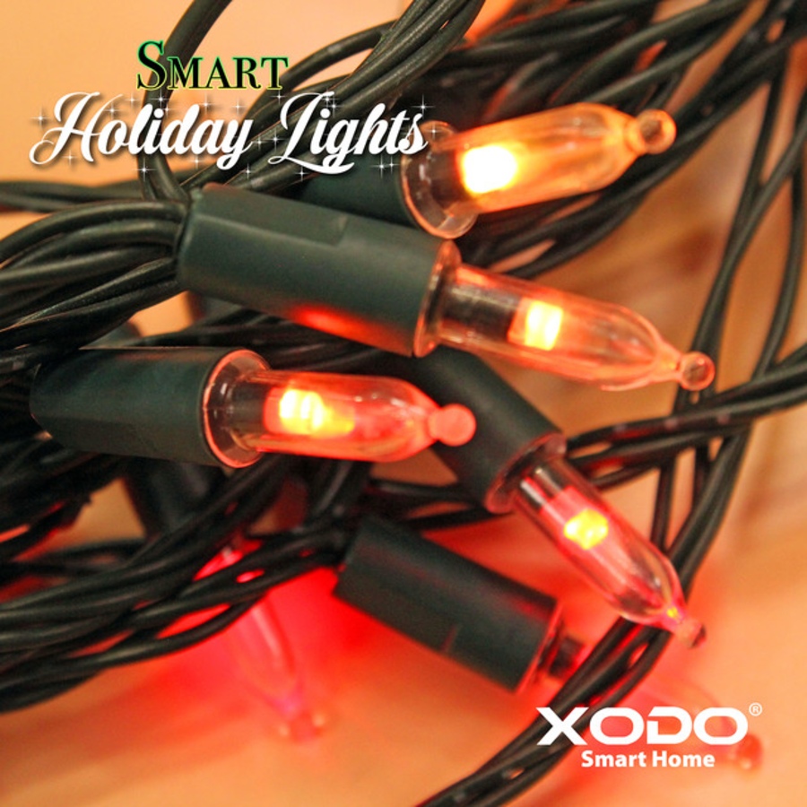 Image 916895_ALTMORE3.jpg, Product 916-895 / Price $69.99, XODO Smart RGB LED String Lights – 35ft with 100 Color-Changing LEDs, App & Voice Control from XODO on TSC.ca's Home & Garden department