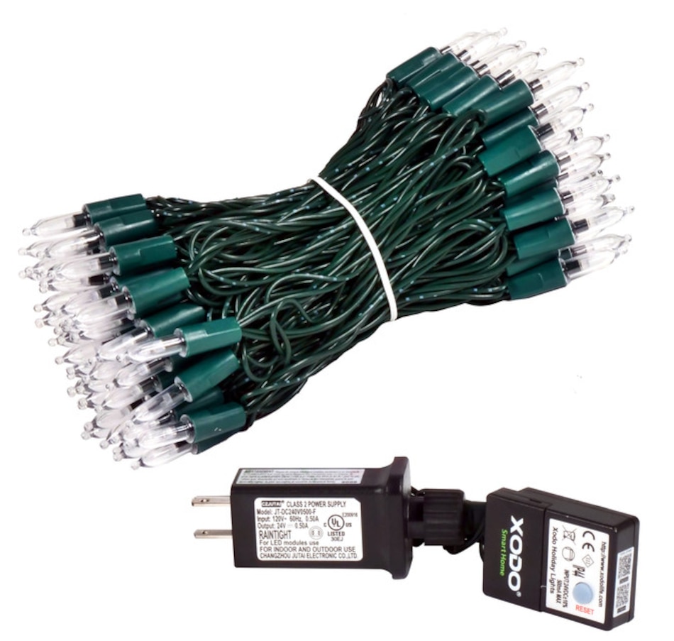 Image 916895_ALTMORE4.jpg, Product 916-895 / Price $69.99, XODO Smart RGB LED String Lights – 35ft with 100 Color-Changing LEDs, App & Voice Control from XODO on TSC.ca's Home & Garden department