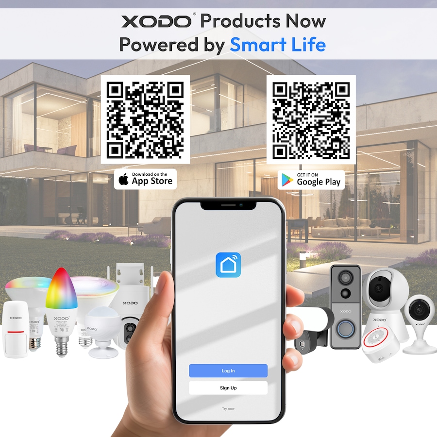 Image 916895_ALTMORE5.jpg, Product 916-895 / Price $69.99, XODO Smart RGB LED String Lights – 35ft with 100 Color-Changing LEDs, App & Voice Control from XODO on TSC.ca's Home & Garden department