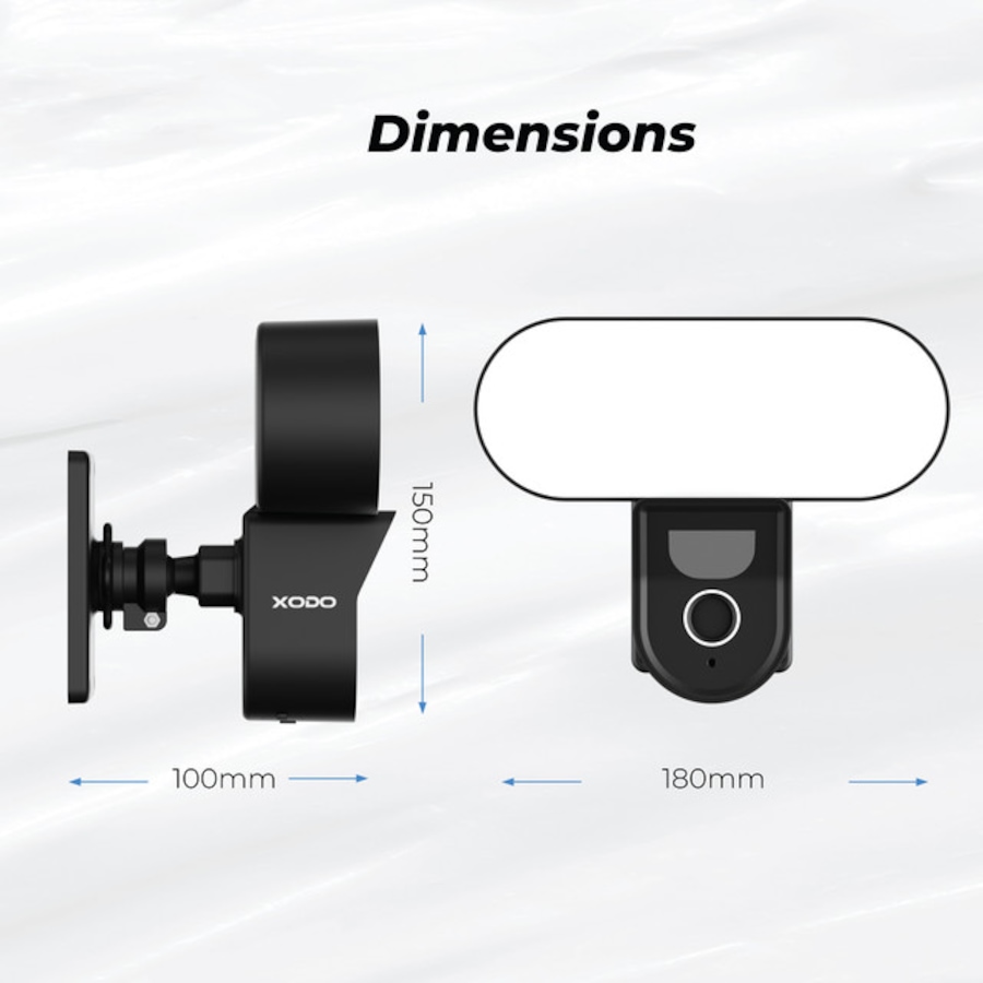 Image 916896_ALTMORE5.jpg, Product 916-896 / Price $89.99, XODO E9 Smart Wi-Fi Floodlight Security Camera – 2.5K HD Outdoor Camera with Motion Detection, Two-Way Audio & Night Vision from XODO on TSC.ca's Electronics department