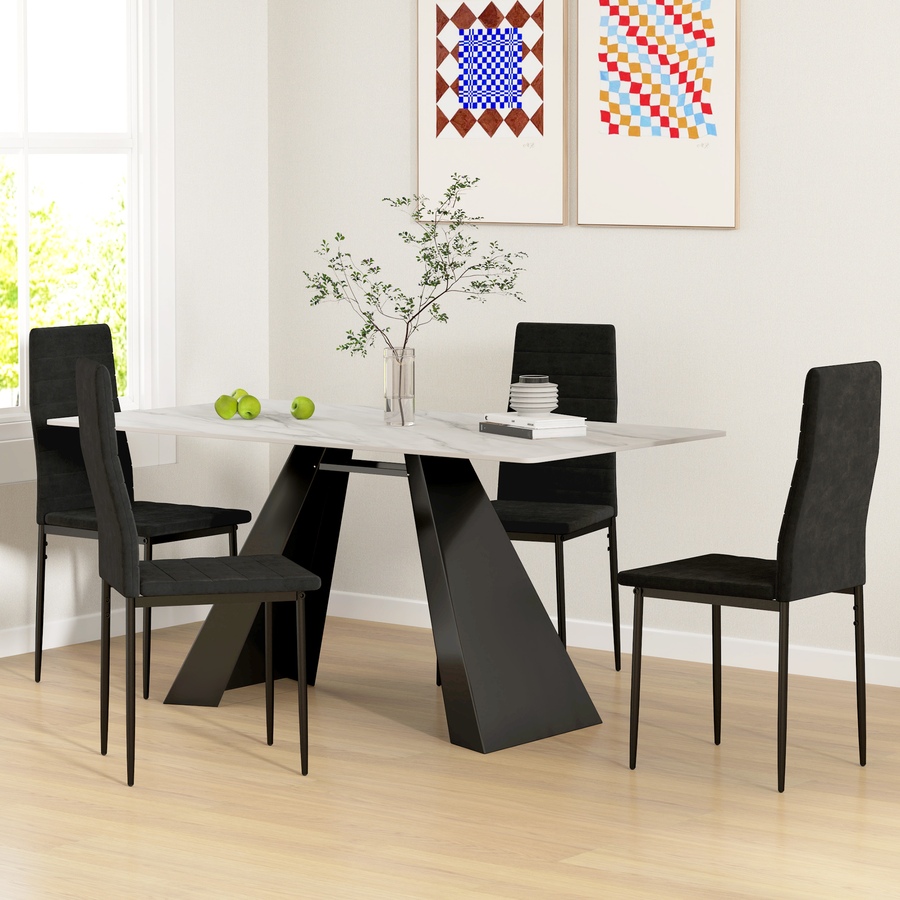 Image 916899_ALTMORE12.jpg, Product 916-899 / Price $129.99 - $144.19, HOMCOM Dining Chairs, Set of 4, Upholstered Accent Chairs from HOMCOM on TSC.ca's Home & Garden department