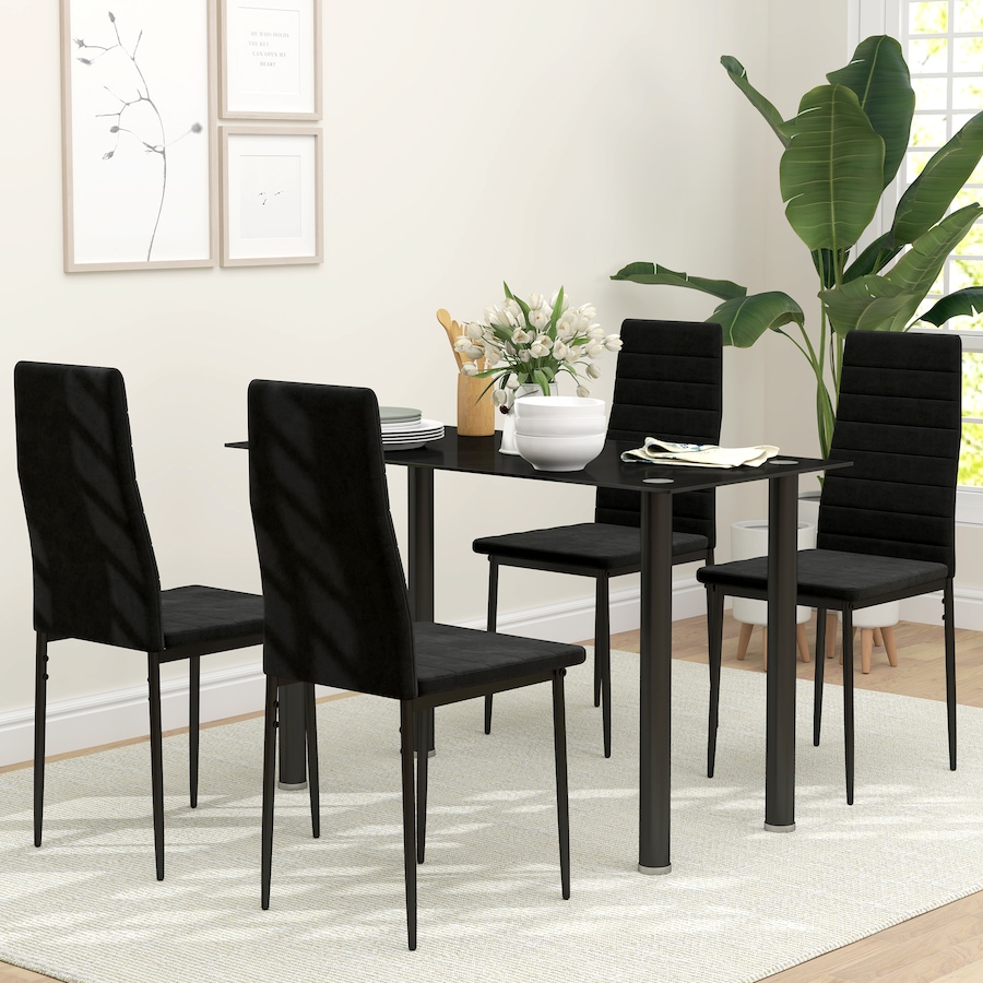 Image 916899_ALTMORE14.jpg, Product 916-899 / Price $129.99 - $144.19, HOMCOM Dining Chairs, Set of 4, Upholstered Accent Chairs from HOMCOM on TSC.ca's Home & Garden department