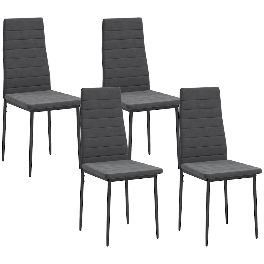 Image 916899_ST01.jpg, Product 916-899 / Price $129.99 - $144.19, HOMCOM Dining Chairs, Set of 4, Upholstered Accent Chairs from HOMCOM on TSC.ca's Home & Garden department