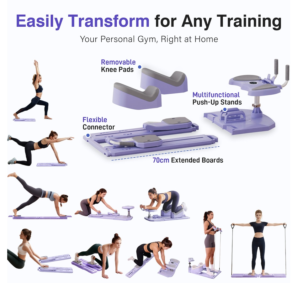 Image 916956_ALTMORE2.jpg, Product 916-956 / Price $199.99, IMFIT Pilates Reformer Max All-in-One Home Gym from IMGadgets on TSC.ca's Health & Fitness department