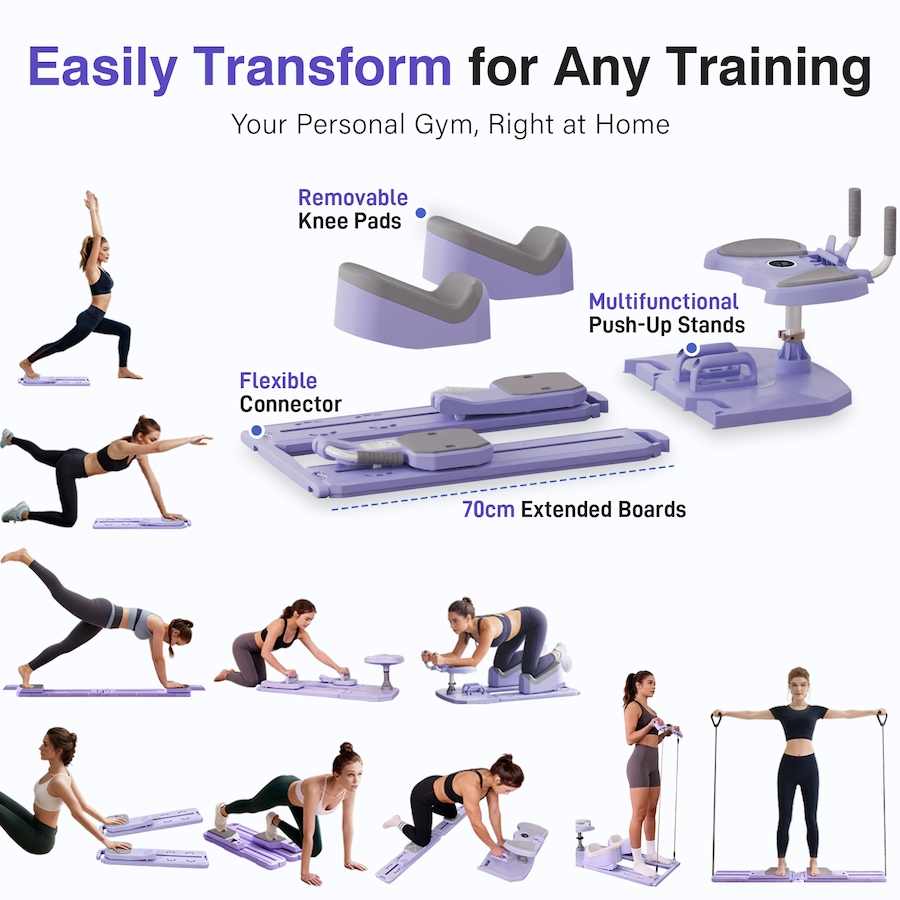Image 916956_ALTMORE2.jpg, Product 916-956 / Price $199.99, IMFIT Pilates Reformer Max All-in-One Home Gym from IMGadgets on TSC.ca's Health & Fitness department