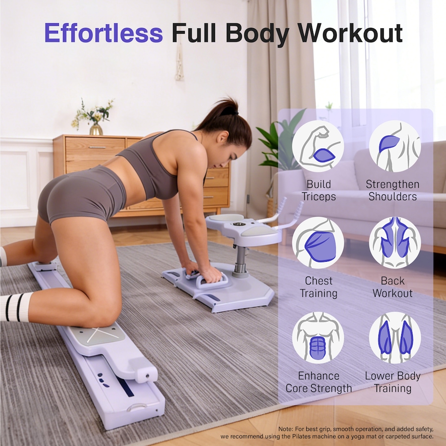 Image 916956_ALTMORE3.jpg, Product 916-956 / Price $199.99, IMFIT Pilates Reformer Max All-in-One Home Gym from IMGadgets on TSC.ca's Health & Fitness department