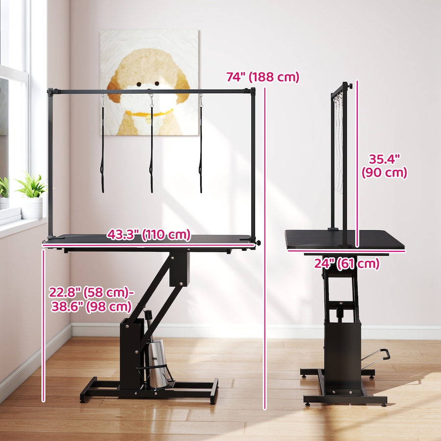 Image 916961_ALTMORE2.jpg, Product 916-961 / Price $379.99, PawHut 43" L Hydraulic Dog Grooming Table, Pet Grooming Table from PawHut on TSC.ca's Home & Garden department