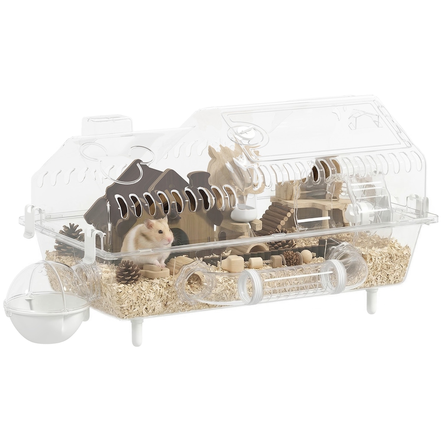 Image 916962.jpg, Product 916-962 / Price $79.99, PawHut Hamster Cage Full Transparent Viewing for Dwarf Hamster from PawHut on TSC.ca's Home & Garden department