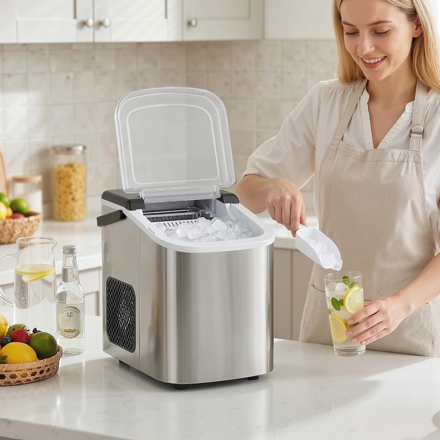 Image 916981_ALTMORE1.jpg, Product 916-981 / Price $129.99, HOMCOM Portable Ice Maker Countertop 9 Ice Cubes Ready in 7 Mins 26lbs/24H from HOMCOM on TSC.ca's Kitchen department