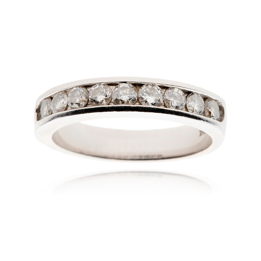 Image 917037.jpg, Product 917-037 / Price $1,995.00, 14K White Gold Channel-Set Diamond Eternity Band 0.63ctw from Estate Jewel Finds on TSC.ca's Jewellery department