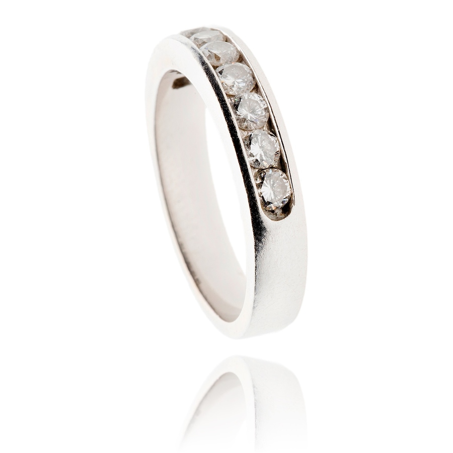 Image 917037_ALTMORE1.jpg, Product 917-037 / Price $1,995.00, 14K White Gold Channel-Set Diamond Eternity Band 0.63ctw from Estate Jewel Finds on TSC.ca's Jewellery department