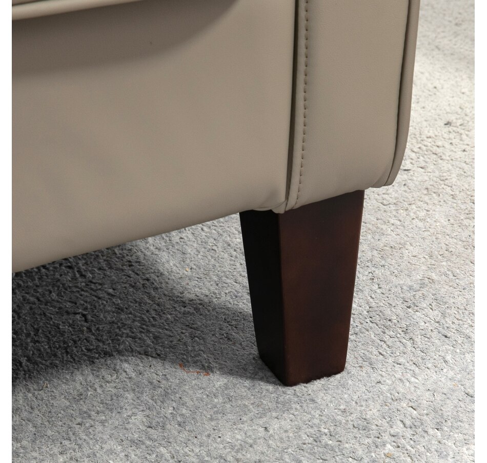 Image 917200_ALTMORE7.jpg, Product 917-200 / Price $229.99 - $265.99, HOMCOM Button Tufted Accent Chair, Faux Leather Armchair from HOMCOM on TSC.ca's Home & Garden department