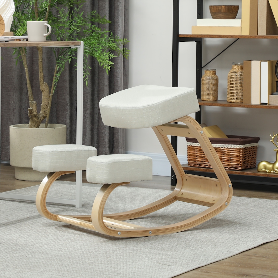 Image 917212_ALTMORE16.jpg, Product 917-212 / Price $53.99 - $59.99, HOMCOM Ergonomic Kneeling Chair, Wood Kneel Stool from HOMCOM on TSC.ca's Home & Garden department