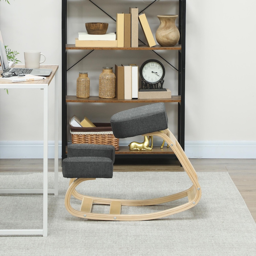 Image 917212_ALTMORE6.jpg, Product 917-212 / Price $53.99 - $59.99, HOMCOM Ergonomic Kneeling Chair, Wood Kneel Stool from HOMCOM on TSC.ca's Home & Garden department
