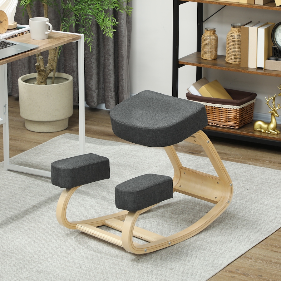 Image 917212_ALTMORE7.jpg, Product 917-212 / Price $53.99 - $59.99, HOMCOM Ergonomic Kneeling Chair, Wood Kneel Stool from HOMCOM on TSC.ca's Home & Garden department
