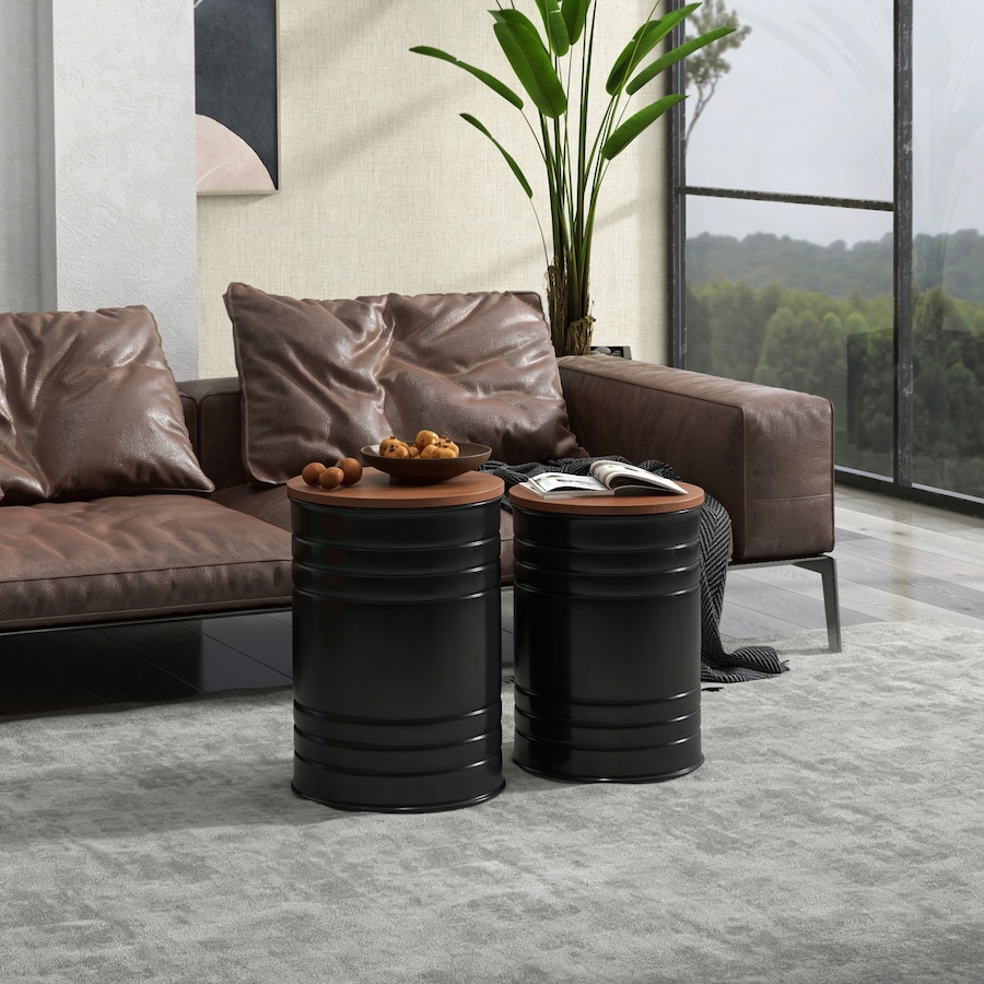 Image 917228_ALTMORE18.jpg, Product 917-228 / Price $112.99 - $119.99, HOMCOM Nesting Coffee Table Set of 2 with Lids, Hidden Space from HOMCOM on TSC.ca's Home & Garden department