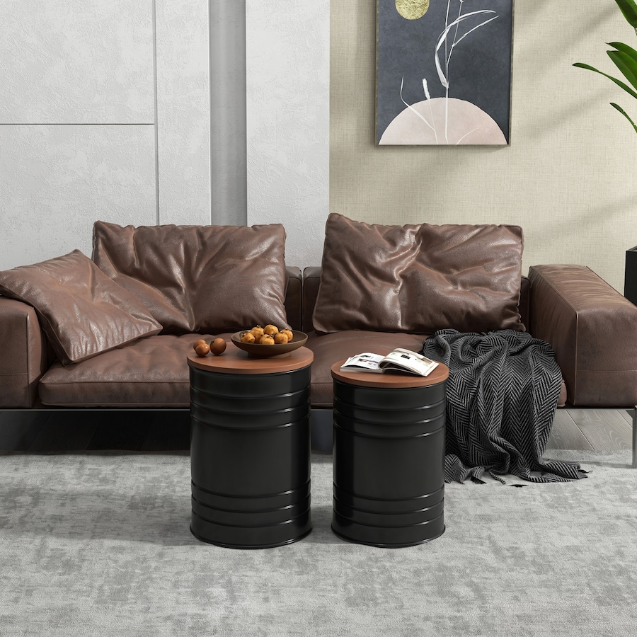 Image 917228_ALTMORE23.jpg, Product 917-228 / Price $112.99 - $119.99, HOMCOM Nesting Coffee Table Set of 2 with Lids, Hidden Space from HOMCOM on TSC.ca's Home & Garden department