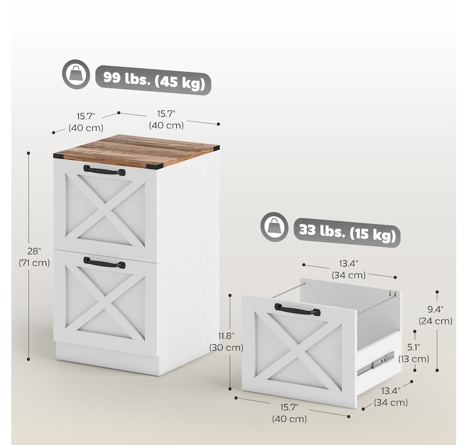 Image 917232_ALTMORE11.jpg, Product 917-232 / Price $112.49 - $125.99, HOMCOM 2 Drawer File Cabinet, Filing Cabinet Fits Letter/A4 Size from HOMCOM on TSC.ca's Home & Garden department