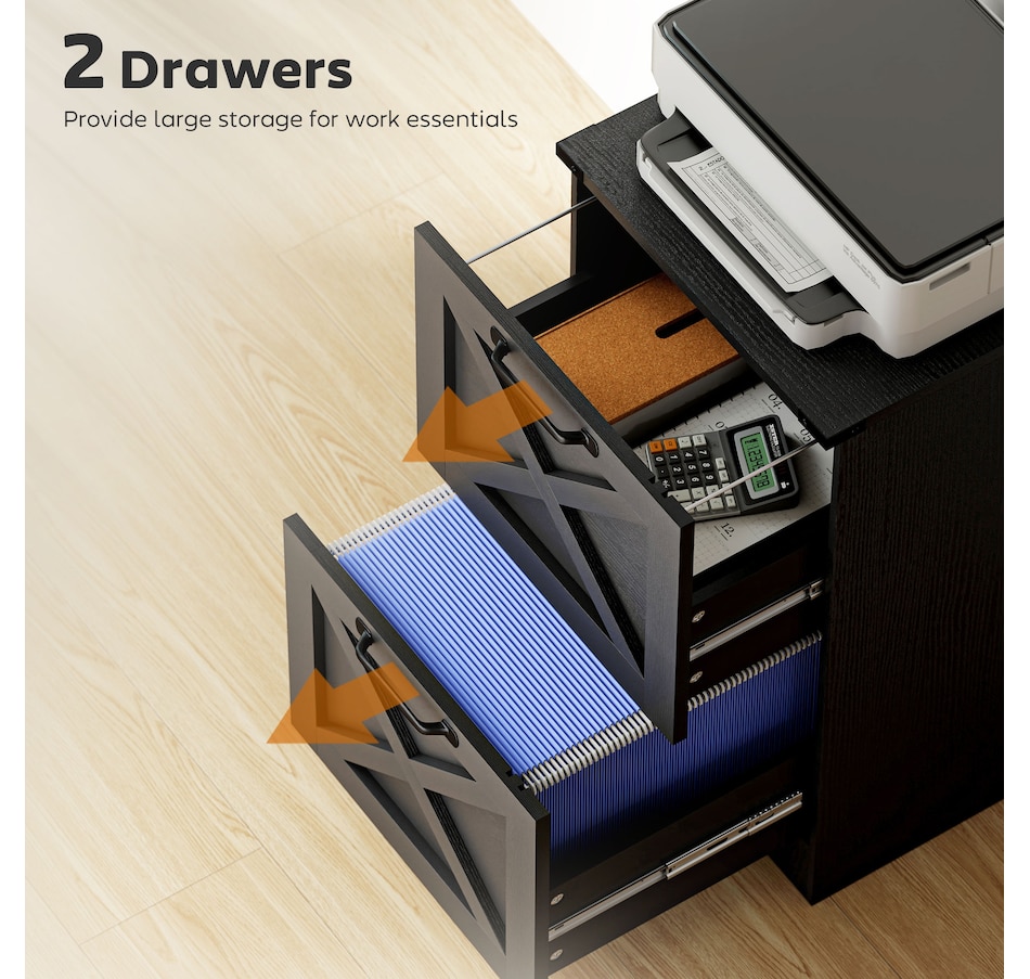 Image 917232_ALTMORE4.jpg, Product 917-232 / Price $112.49 - $125.99, HOMCOM 2 Drawer File Cabinet, Filing Cabinet Fits Letter/A4 Size from HOMCOM on TSC.ca's Home & Garden department