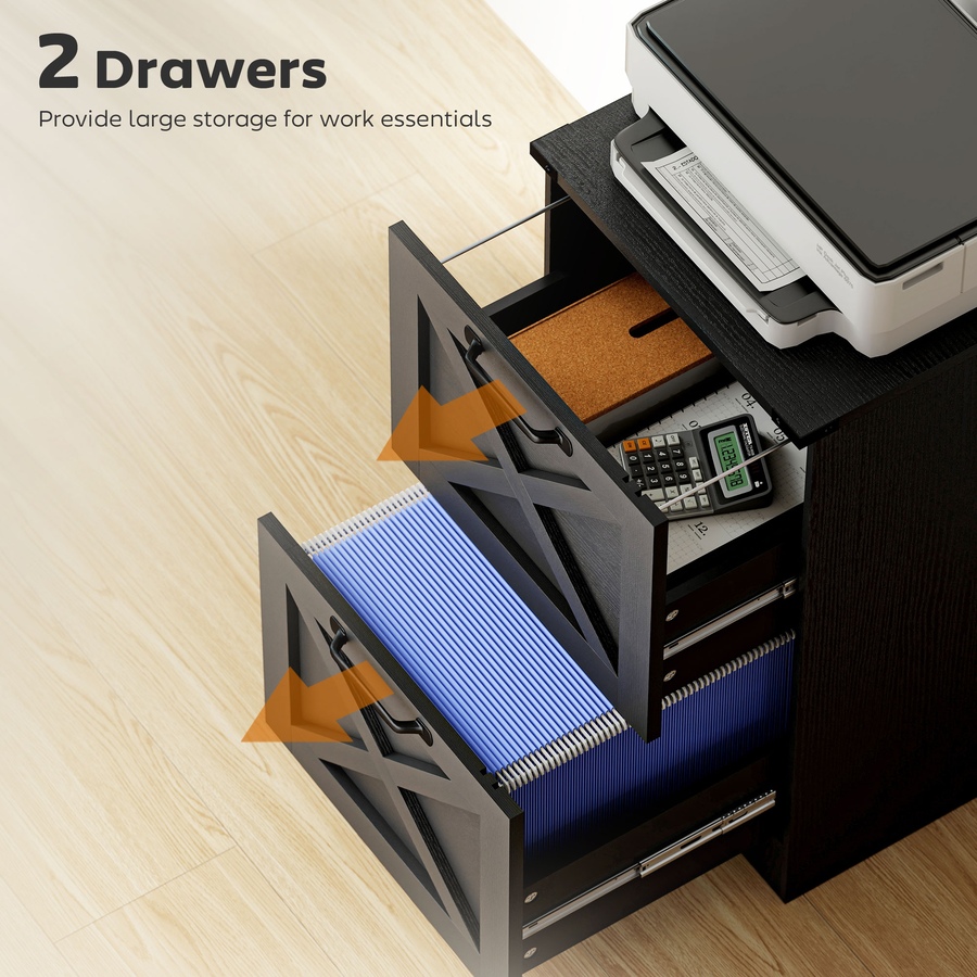 Image 917232_ALTMORE4.jpg, Product 917-232 / Price $112.49 - $120.99, HOMCOM 2 Drawer File Cabinet, Filing Cabinet Fits Letter/A4 Size from HOMCOM on TSC.ca's Home & Garden department