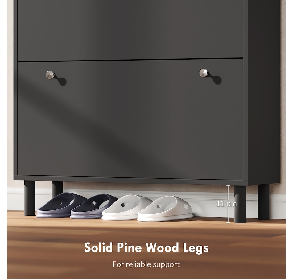 Image 917233_ALTMORE14.jpg, Product 917-233 / Price $179.99, HOMCOM Shoe Cabinet with 4 Flip Drawers, Narrow Shoe Storage Cabinet from HOMCOM on TSC.ca's Home & Garden department