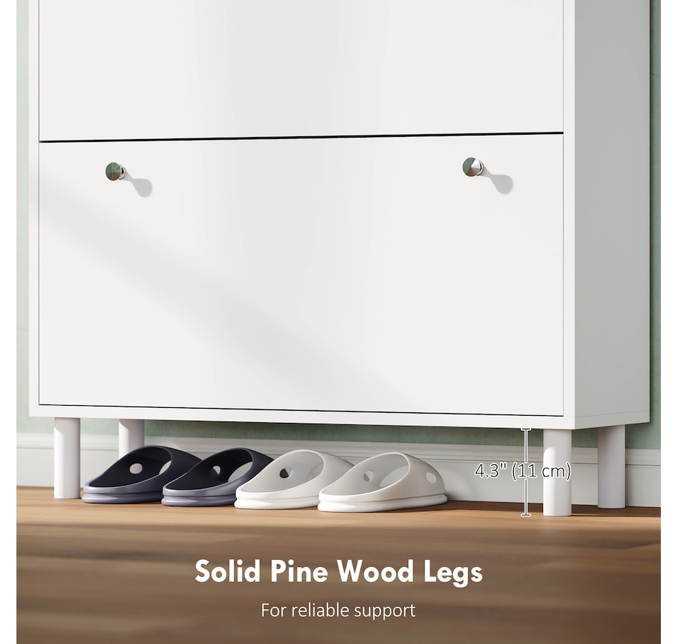Image 917233_ALTMORE5.jpg, Product 917-233 / Price $179.99, HOMCOM Shoe Cabinet with 4 Flip Drawers, Narrow Shoe Storage Cabinet from HOMCOM on TSC.ca's Home & Garden department