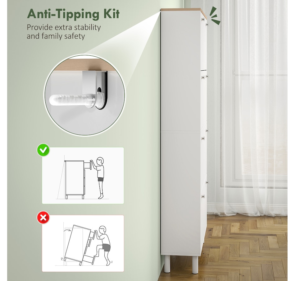 Image 917233_ALTMORE6.jpg, Product 917-233 / Price $179.99, HOMCOM Shoe Cabinet with 4 Flip Drawers, Narrow Shoe Storage Cabinet from HOMCOM on TSC.ca's Home & Garden department